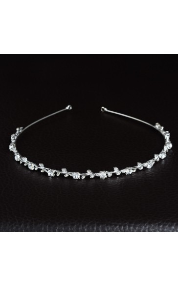 Headpiece/Crowns & Tiaras Glamourous Ladies With Rhinestone (Sold in single piece)