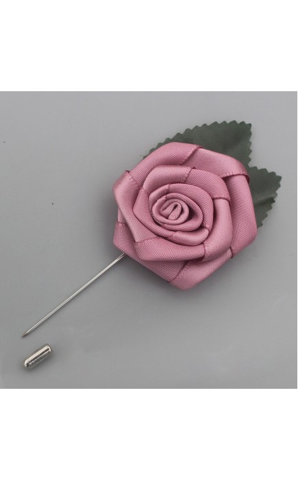 Classic Free-Form Satin Boutonniere (Sold in a single piece) -