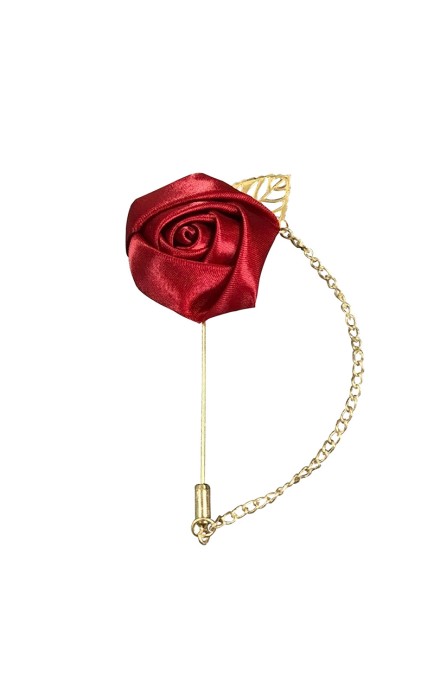 Classic Free-Form Satin Boutonniere (Sold in a single piece) -