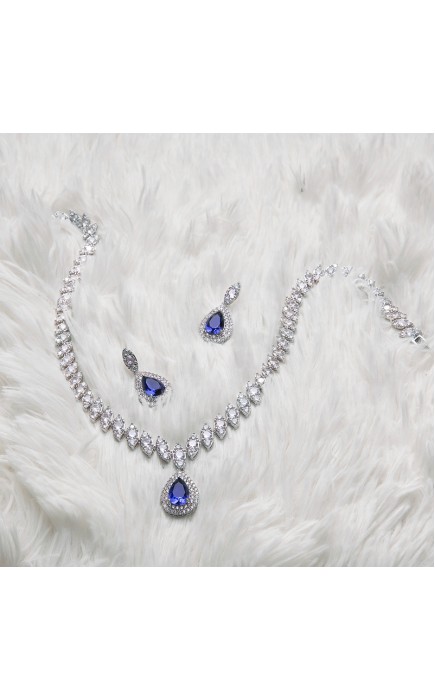 Ladies' Classic Alloy With Irregular Cubic Zirconia Jewelry Sets