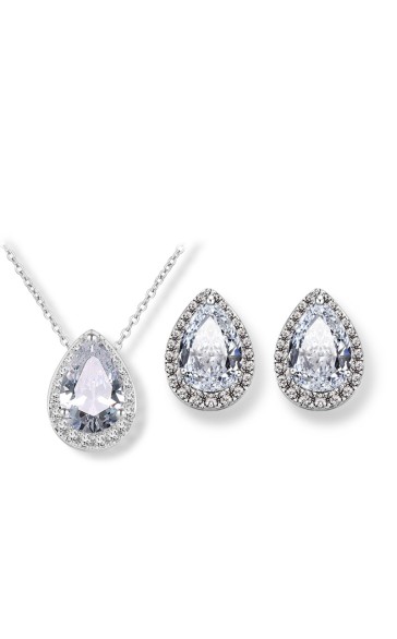 Ladies' Unique Alloy With Irregular Cubic Zirconia Jewelry Sets