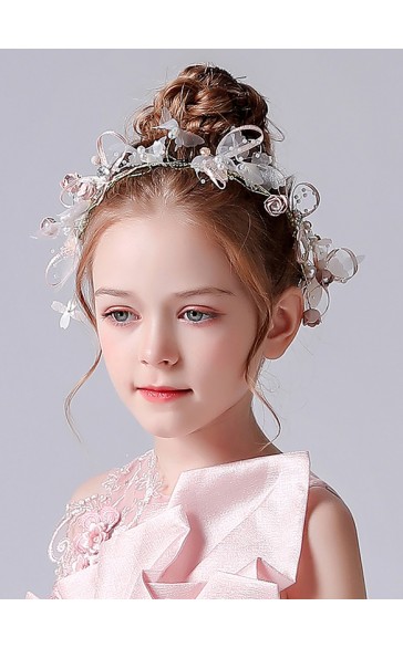 Flower Girl Alloy Headbands