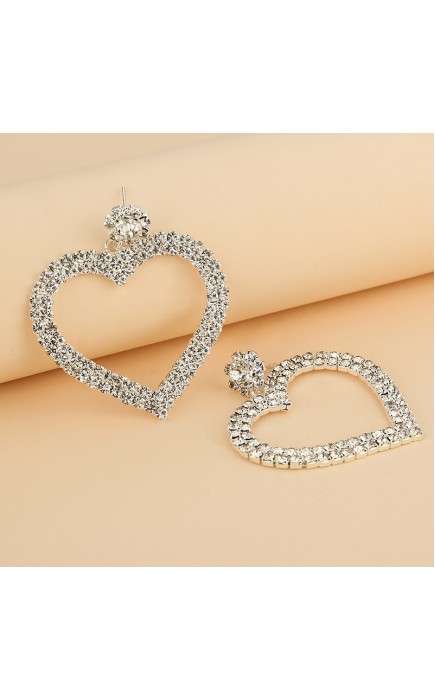 Ladies'/Couples' Elegant/Fashionable/Classic Alloy With Irregular Rhinestone Earrings