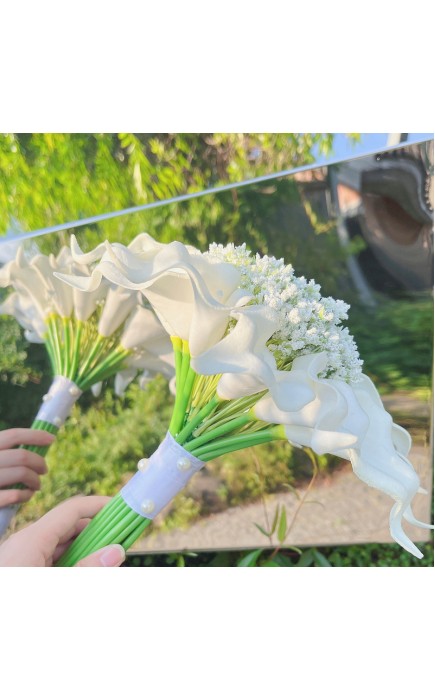 Elegant/Fascinating/Dreamlike Round Foam Bridal Bouquets -