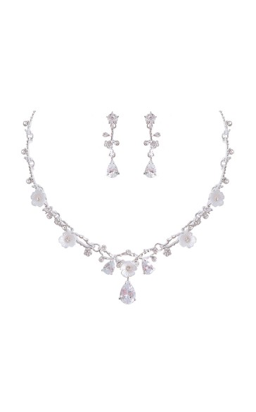 Ladies' Elegant/Beautiful/Classic/Pretty/Attractive Alloy With Oval Rhinestone Jewelry Sets