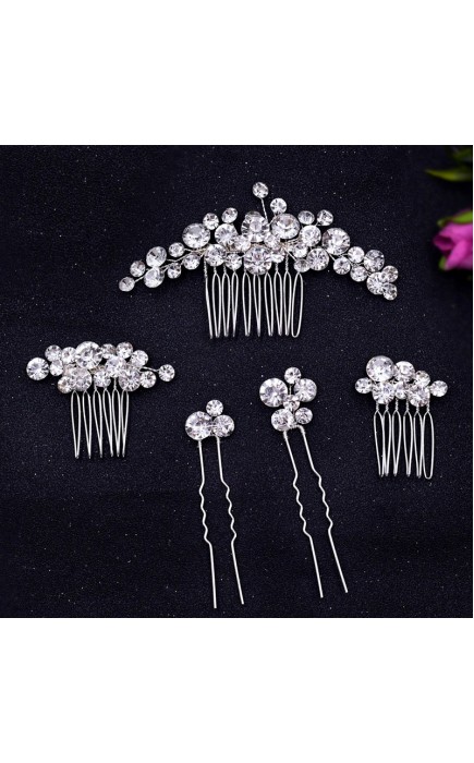 Hairpins/Combs & Barrettes/Headpiece Unique/Stylish/Nice/Pretty (Set of 5 pieces)