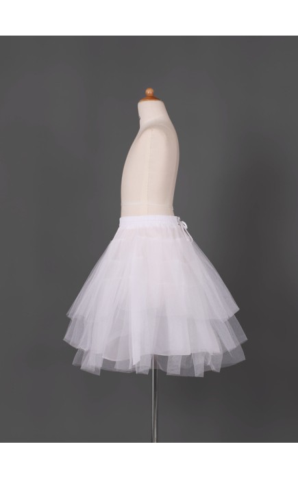 Flower Girl Tulle/Taffeta Full Gown Slip